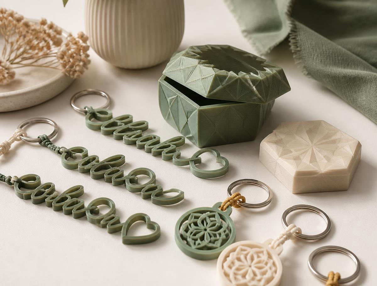 Artigos e brindes personalizados produzidos em impressão 3D